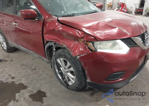 2016 Nissan Rogue Sv z USA, uszkodzony, nr VIN KNMAT2MV2GP653508